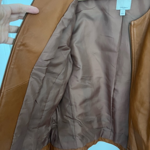 Halogen leather jacket - Picture 3 of 8
